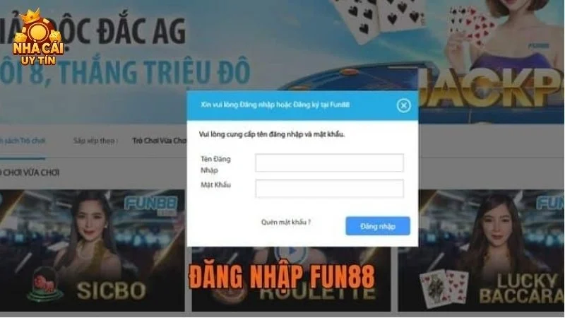 đăng nhập fun88